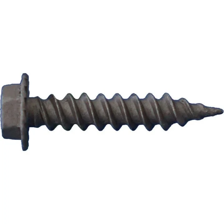 DAGGERZ SMCT10408BRZ 10 x 4 Unslotted Hex Washer Head w/Serrations Sheet Metal Screws Dagger-Guard Coating Bronze 1000 PCS