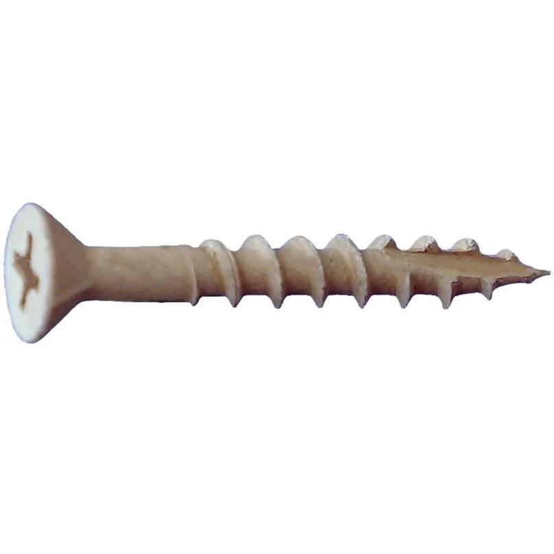 DAGGERZ ACQDLFLPH08200TAN 8 x 2 Deck-Pro Phillips Flat w/Nibs Type 17 Deck Screws ACQ Dagger Ultra-Guard Coating Tan 3500 PCS