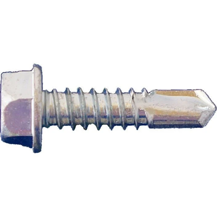 DAGGERZ SDZ14112 14 x 1-1/2 Hex Washer Head Self Drill Screws Zinc 2000 PCS