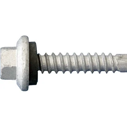 DAGGERZ FLGSD3CT141104 14 x 1-1/4 Hex Flange Head Self Drill Screws with Rubber Washer Dagger-Guard Coating 1500 PCS
