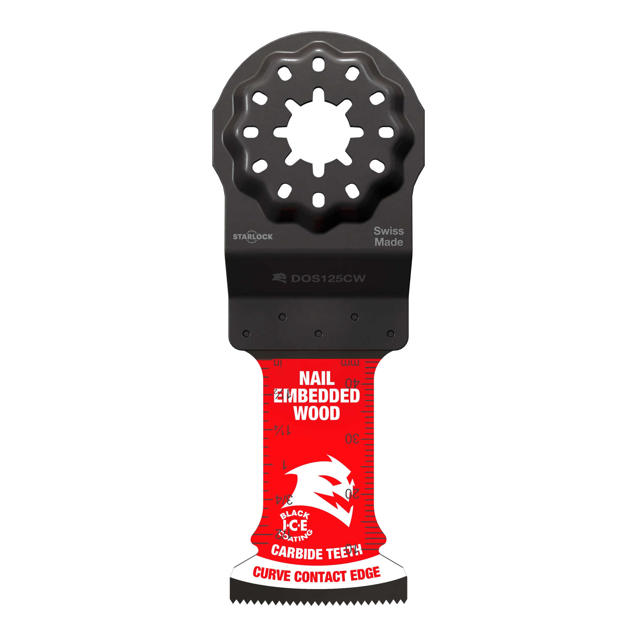Diablo DOS125CW10 Diablo 1-1/4" AMPED™ Demo Demon™ Starlock Carbide Teeth Oscillating Blades for Nail-Embedded Wood (10-Pack)