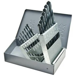 ALFA Tools RS150193 15PC HSS 3/8" SHANK ALFA USA JOBBER DRILL SET 1/pack