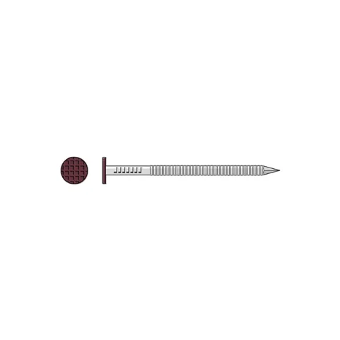 Simpson S8SNDR5 Painted Siding Nail — 2-1/2 in. x .092 in. Type 304 Stainless Steel, Redwood (5 lb.)