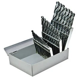 ALFA Tools RSS150193 15PC 3/8" SHANK SPLIT POINT USA JOBBER DRILL SET 1/pack