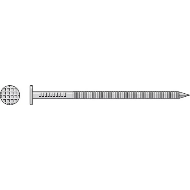Simpson T10HPTD1 Preservative-Treated Wood Decking Nail, Ring Shank — 3 in. x .148 in. Type 316 (1 lb.)