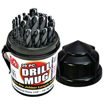 ALFA Tools S250190DM 29PC .ECO BLACK.SPLIT POINT DRILL MUG SET 1/pack