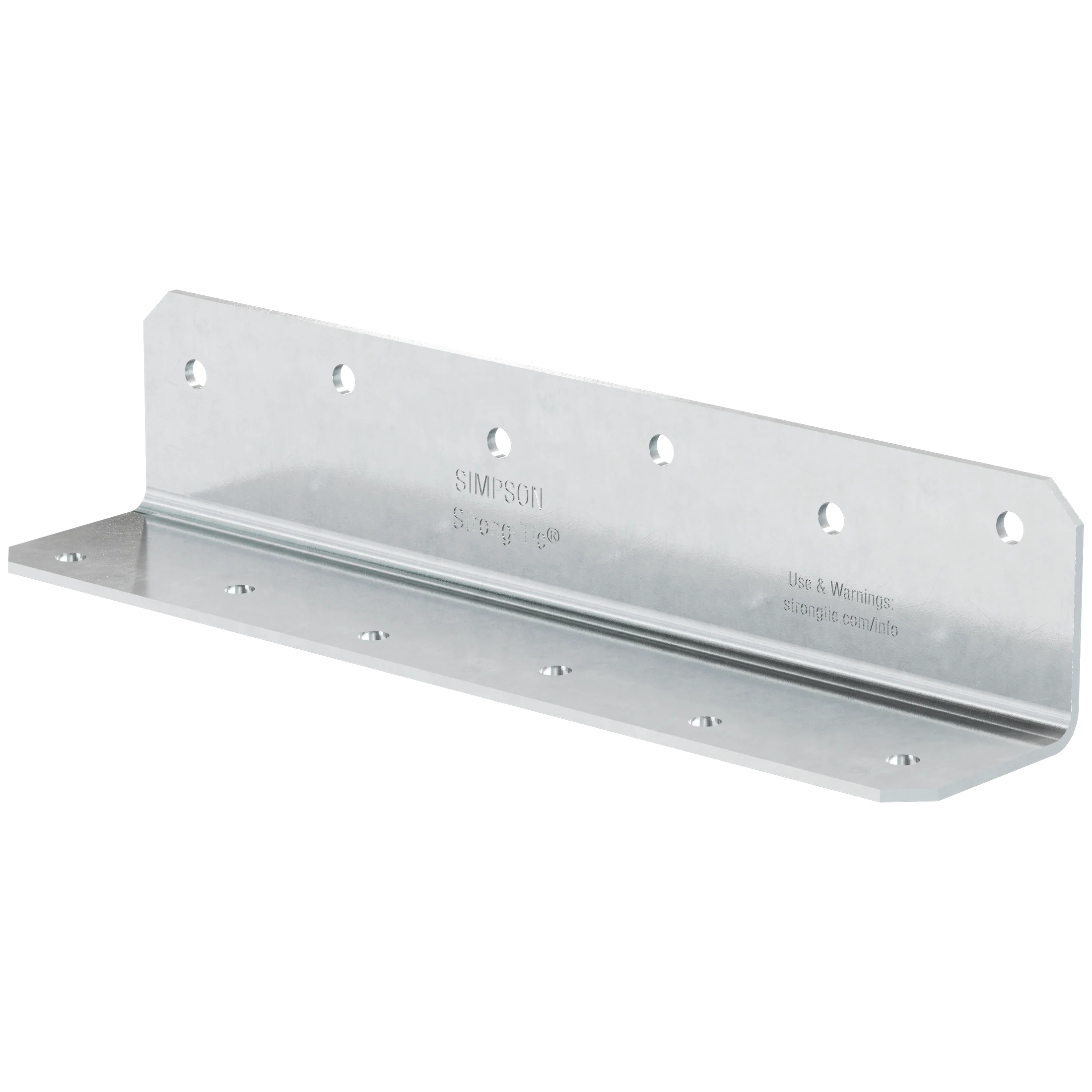 Simpson ML210SS ML 2 in. x 10 in. 12-Gauge Stainless-Steel Medium L Angle