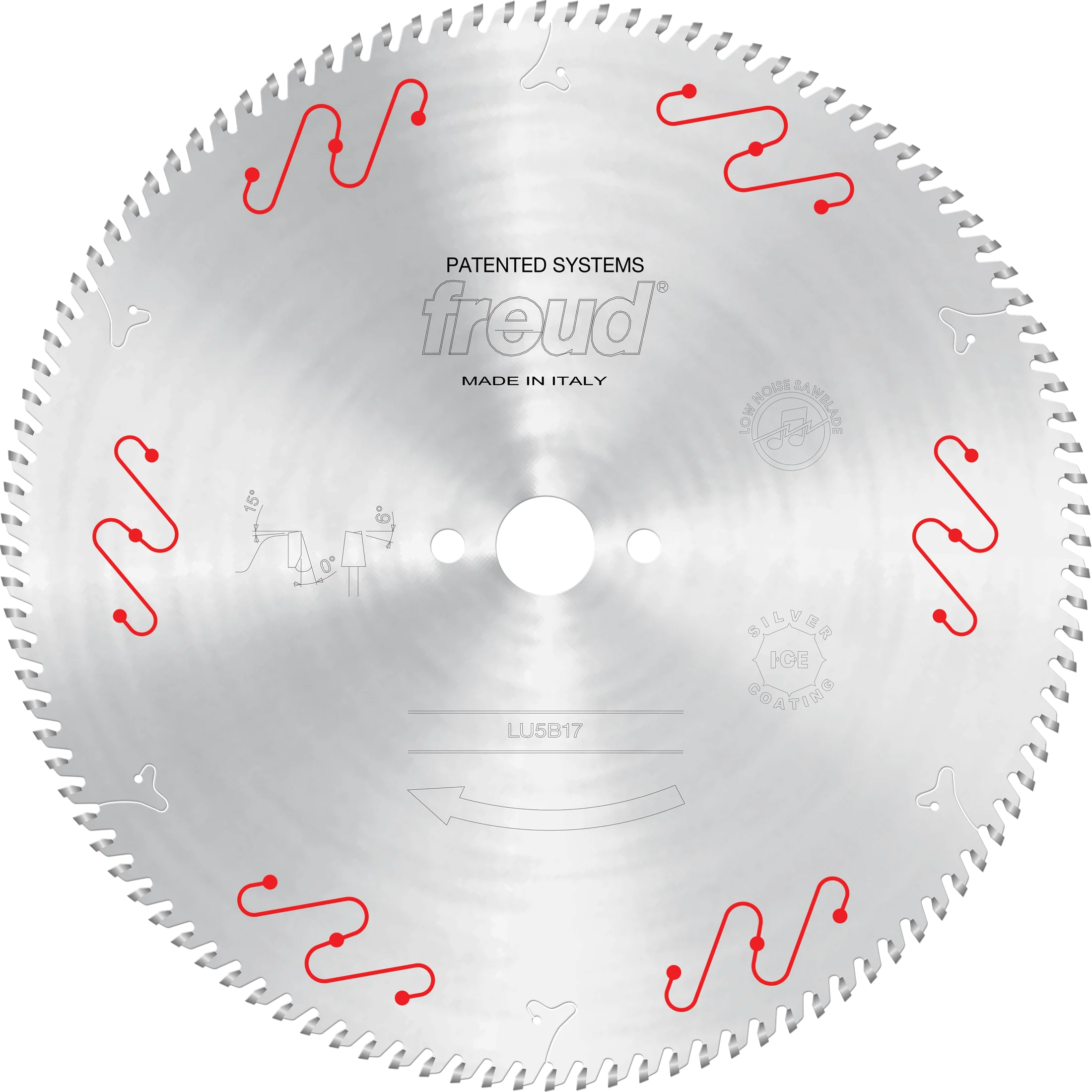 Freud LU5B17 350mm Thin to Medium Aluminum & Non Ferrous Blades with Mechanical Clamping - Freud/Diablo