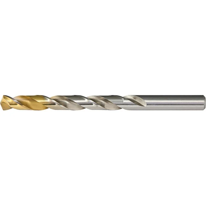 ALFA Tools S40117TT 5/16 HSS 135° SPLIT POINT TiN COATED TIPPED JOBBER DRILL 12/pack