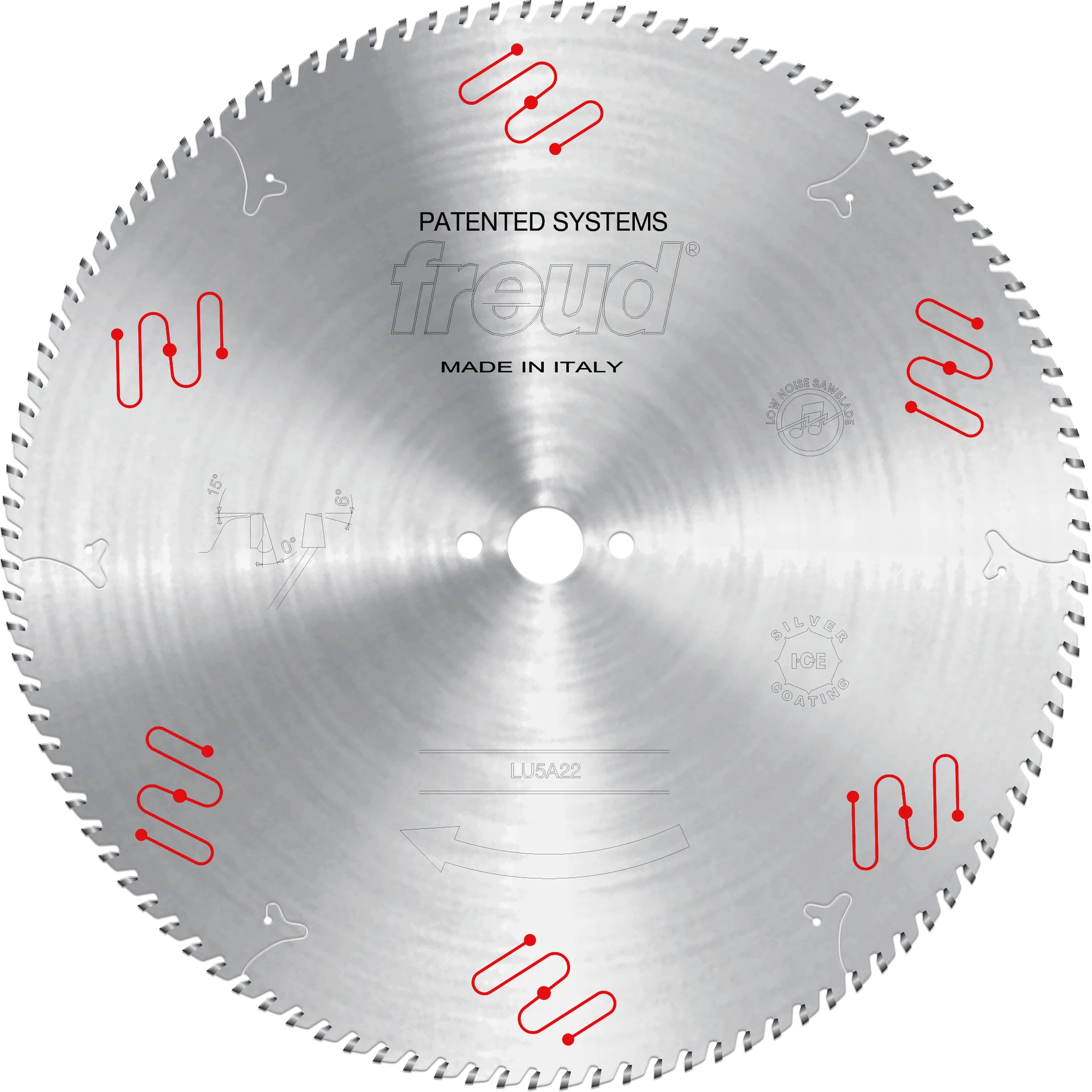 Freud LU5A22 450mm Medium to Thick Aluminum & Non-Ferrous Blades with Mechanical Clamping