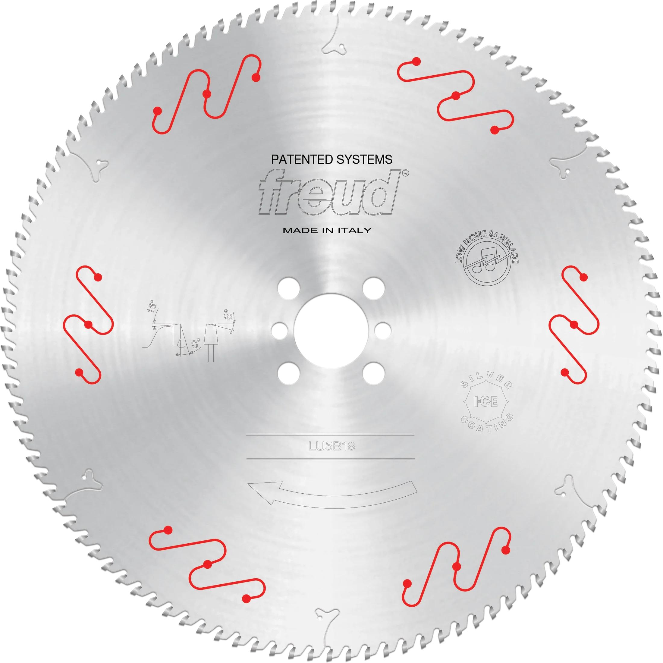 Freud LU5B18 350mm Thin to Medium Aluminum & Non Ferrous Blades with Mechanical Clamping - Freud/Diablo