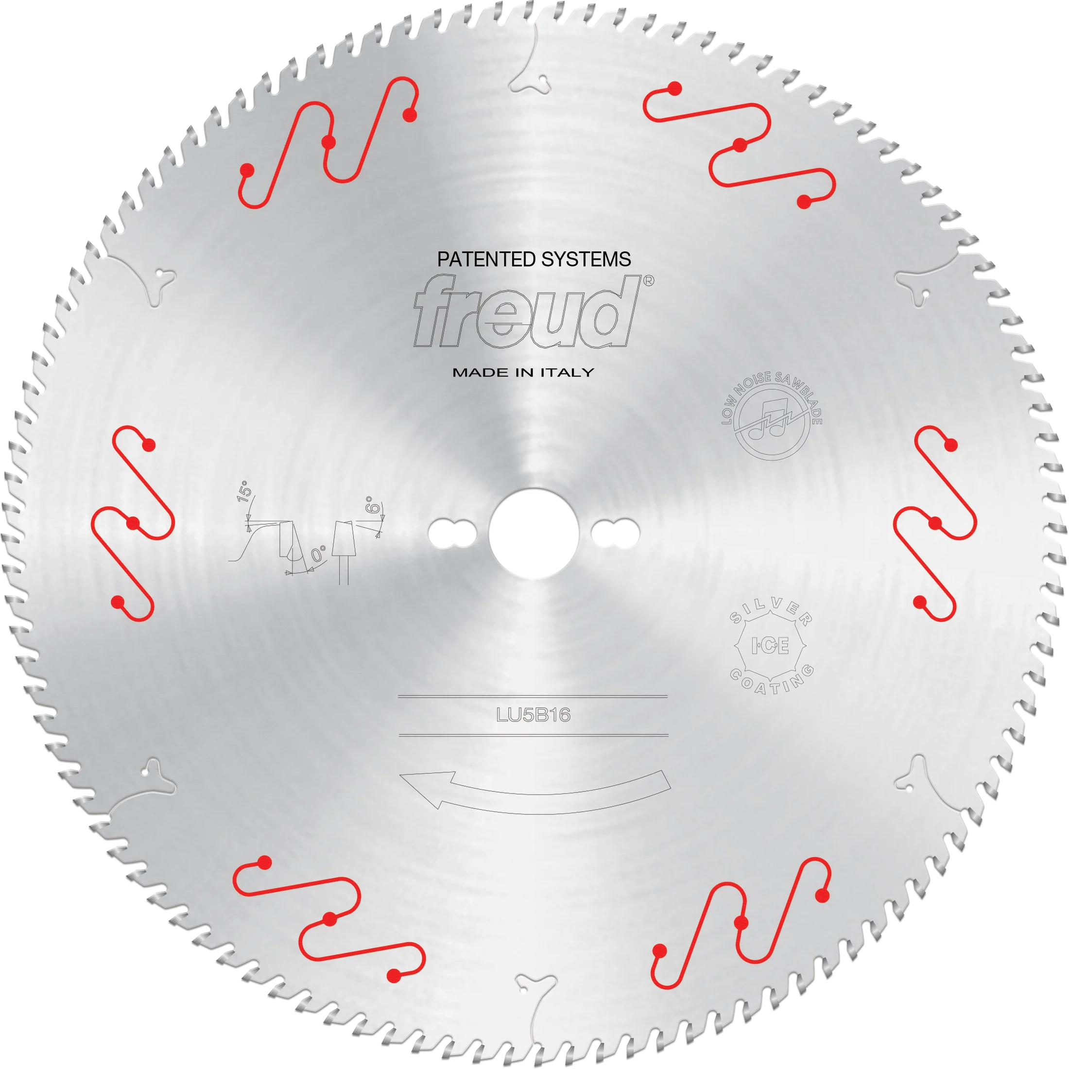 Freud LU5B16 350mm Thin to Medium Aluminum & Non Ferrous Blades with Mechanical Clamping - Freud/Diablo