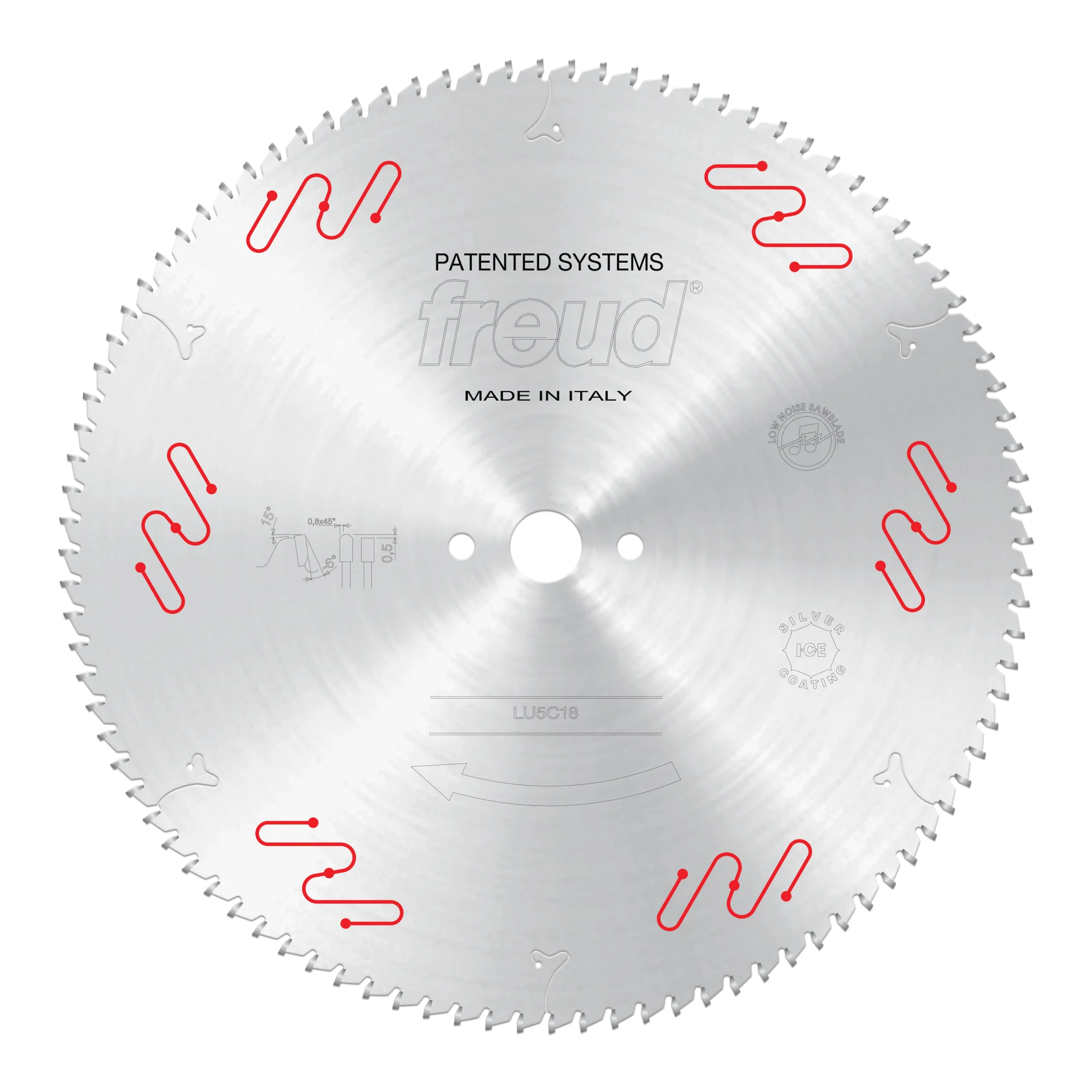 Freud LU5C18 400mm Medium to Thick Aluminum & Non-Ferrous Blades with or without Mechanical Clamping