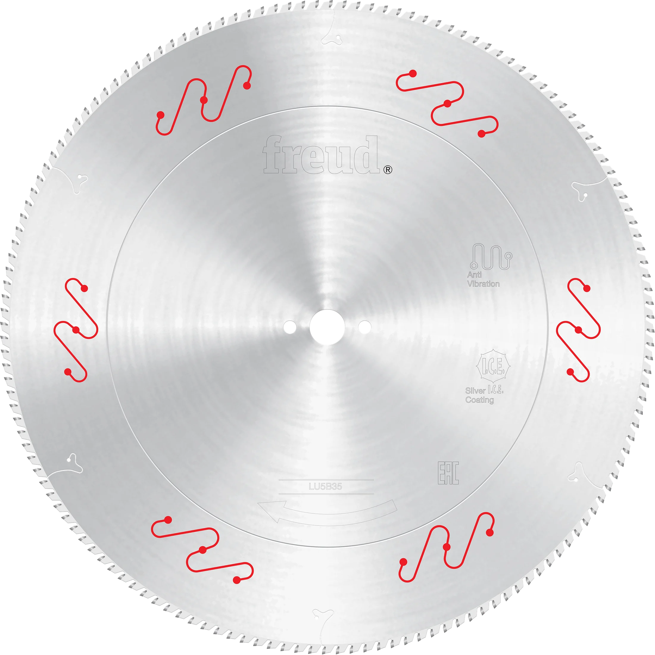 Freud LU5B3500 550mm Thin to Medium Aluminum & Non Ferrous Blades with Mechanical Clamping - Freud/Diablo
