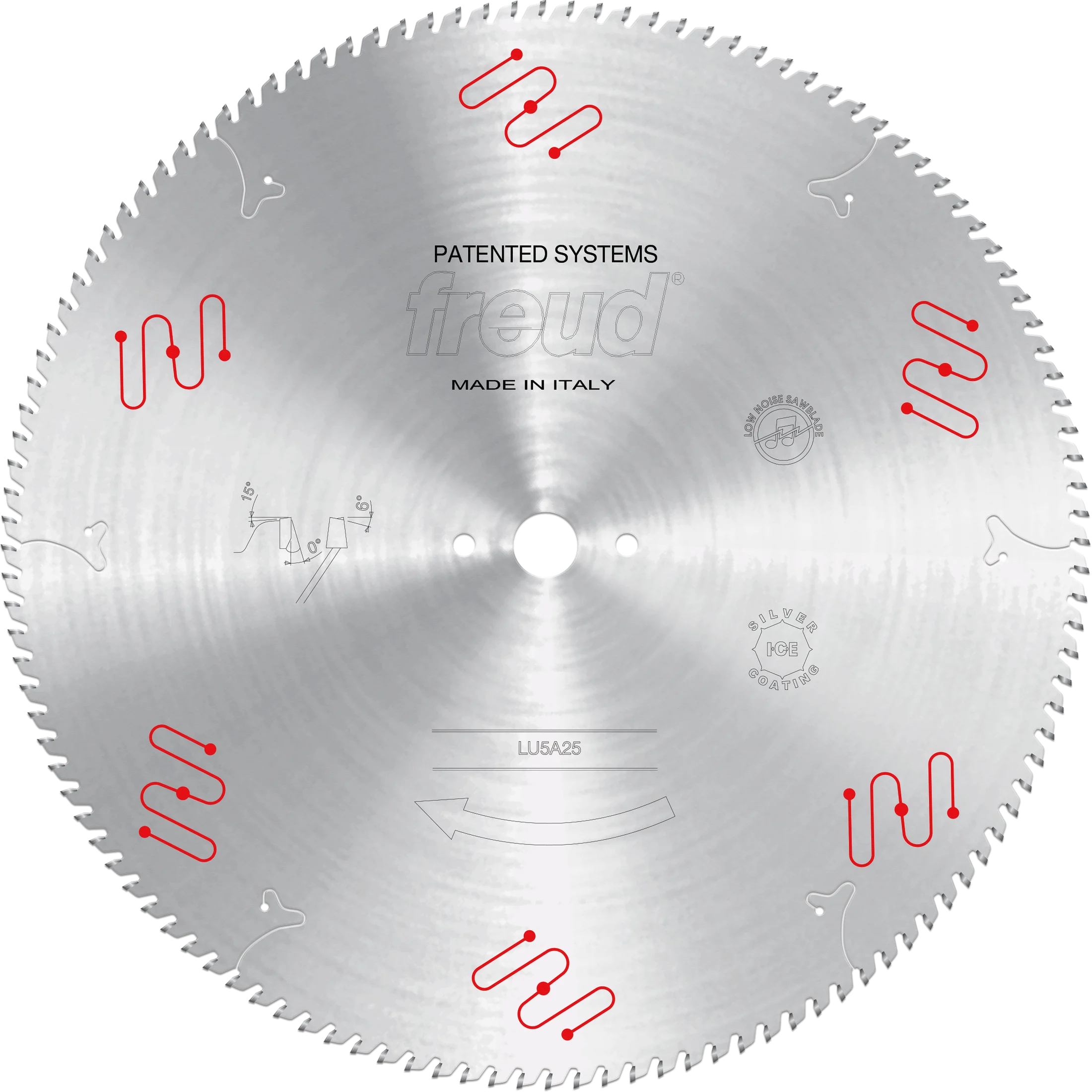 Freud LU5A25 500mm Medium to Thick Aluminum & Non-Ferrous Blades with Mechanical Clamping